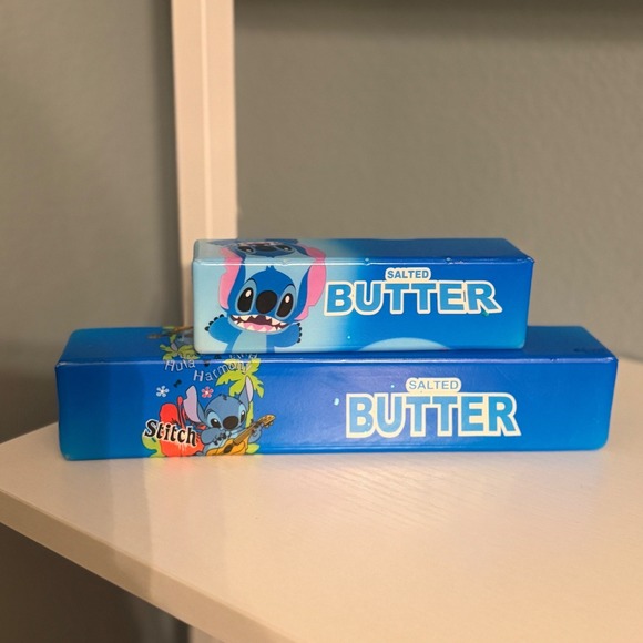 Other - Lilo & Stitch Butter Squishy Toy Set Blue Novelty Foam 2pc